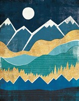 Big Sky and Mountains Fine Art Print