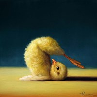 Yoga Chick Plow Pose Framed Print