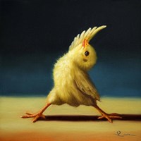 Yoga Chick Reverse Warrior Fine Art Print