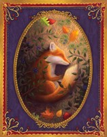 Sleeping Fox Framed Print