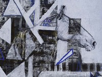 Blue Horse I Fine Art Print