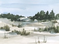 Watercolor Sand Dunes II Fine Art Print