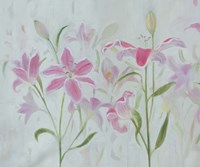 Dancing Pink Trio I Fine Art Print