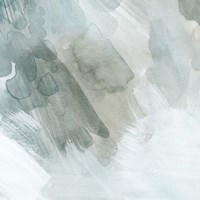 Snow and Sediment I Framed Print