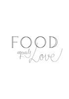 Food is Love Fine Art Print