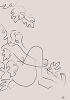 Embrace Nature Beige Fine Art Print