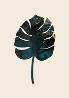 Monstera Marble Green Fine Art Print