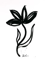 Inked Florals II Fine Art Print