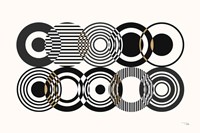 Deco Retro black I Fine Art Print