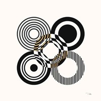 Deco Retro black III Fine Art Print