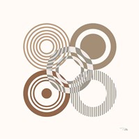 Deco Retro earth III Fine Art Print