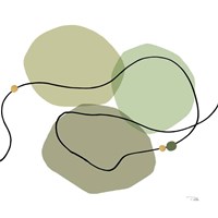 Sinuous Trajectory green II Fine Art Print