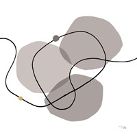 Sinuous Trajectory grey III Fine Art Print