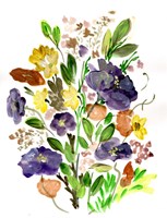 Purple Spring Bunch II Fine Art Print