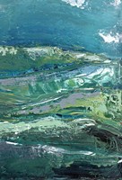 Blue Mountainscape II Fine Art Print