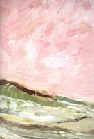 Green and Pink Hills I Fine Art Print