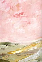 Green and Pink Hills II Fine Art Print