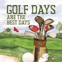 Golf Days II-Best Days Fine Art Print