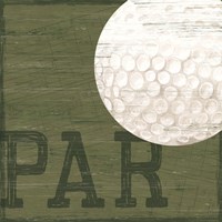 Golf Days XII-Par Fine Art Print