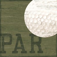 Golf Days XII-Par Framed Print