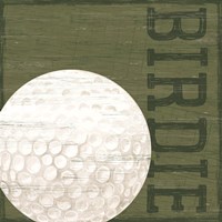 Golf Days XIII-Birdie Fine Art Print