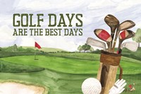 Golf Days landscape IV-Best Days Fine Art Print