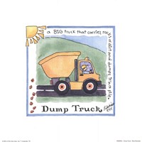 Dump Truck by Lila Rose Kennedy - 8" x 8" - $9.99