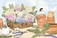 In My Garden I Framed Print