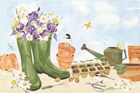 In My Garden III Framed Print