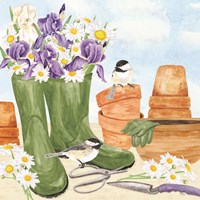 In My Garden VII Framed Print