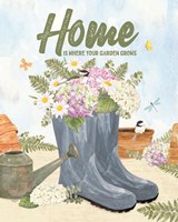 In My Garden XVII Framed Print