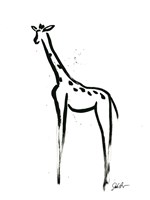 Inked Safari IV-Giraffe 2 Fine Art Print