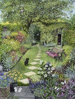 Victoria's Garden Fine Art Print