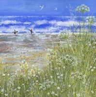 Wildflowers and Waves Fine Art Print