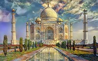Agra Uttar Pradesh India Taj Mahal Fine Art Print