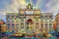 Rome Italy Trevi Fountain Fine Art Print