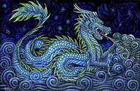 Chinese Azure Dragon Fine Art Print
