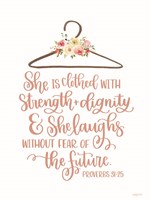 Clothed with Strength & Dignity Fine Art Print