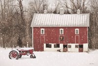 Lickdale Farm in Winter Fine Art Print