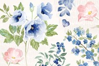 Indigo Petals I Fine Art Print