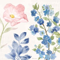 Indigo Petals II Fine Art Print