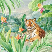 Lounging Tiger Fine Art Print