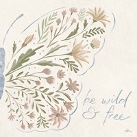 Wildflower Vibes VII Neutral Framed Print