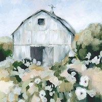 Summer Barn One Window Neutral Fine Art Print