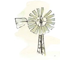 Windmill I Framed Print