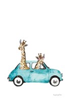 Giraffe Joy Ride III No Balloons Fine Art Print