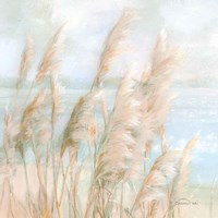 Seaside Pampas Grass Light Crop Fine Art Print