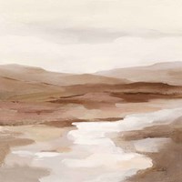 Cinnamon Riverbank I Light Fine Art Print