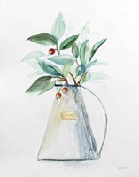 Market Greenery Framed Print