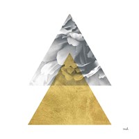 Blossoms II Gold Fine Art Print